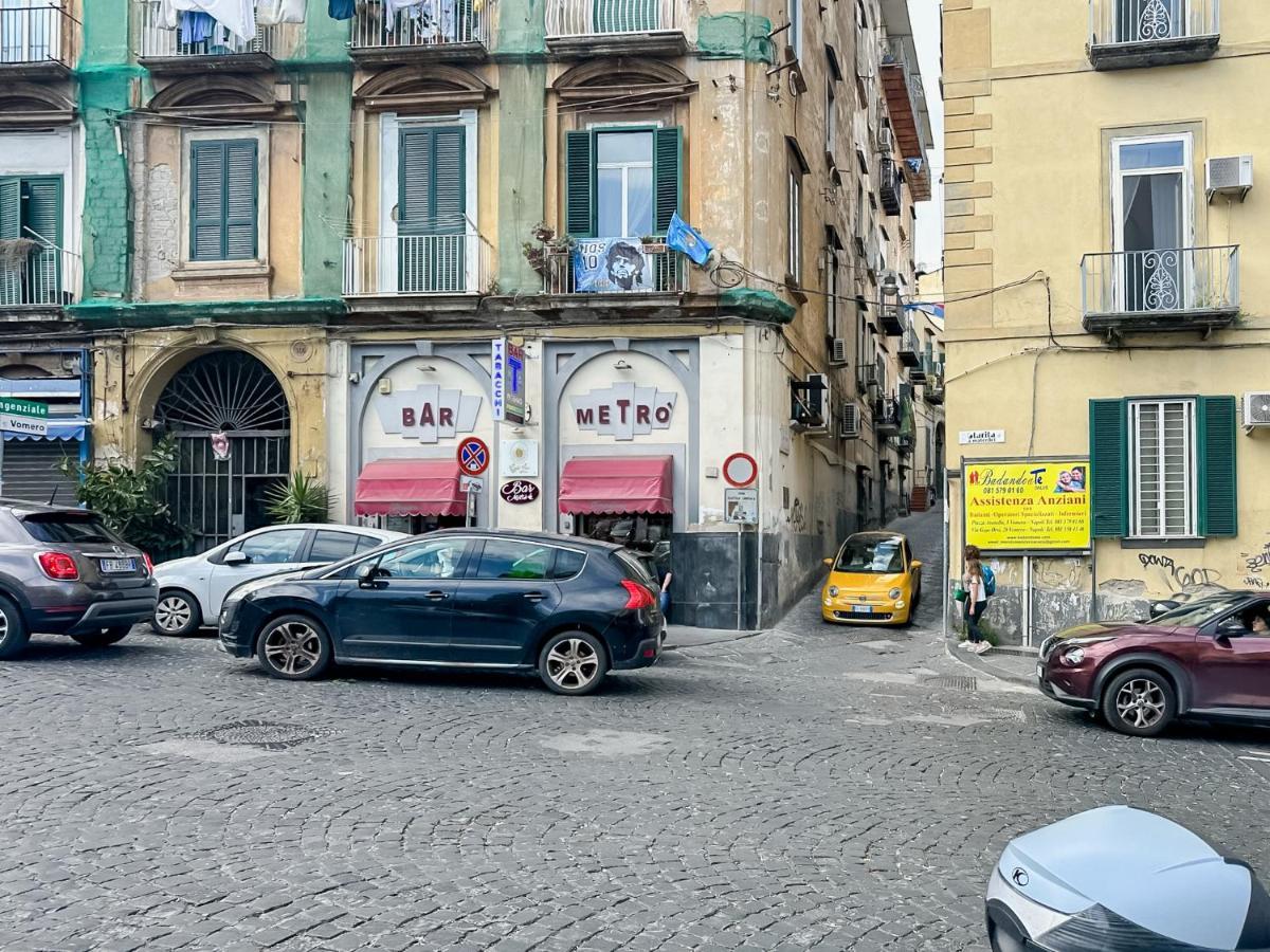 Ferienwohnung Exclusive Parking Flat X 4 Near Metro 1 Salvator Rosa Neapel Exterior foto